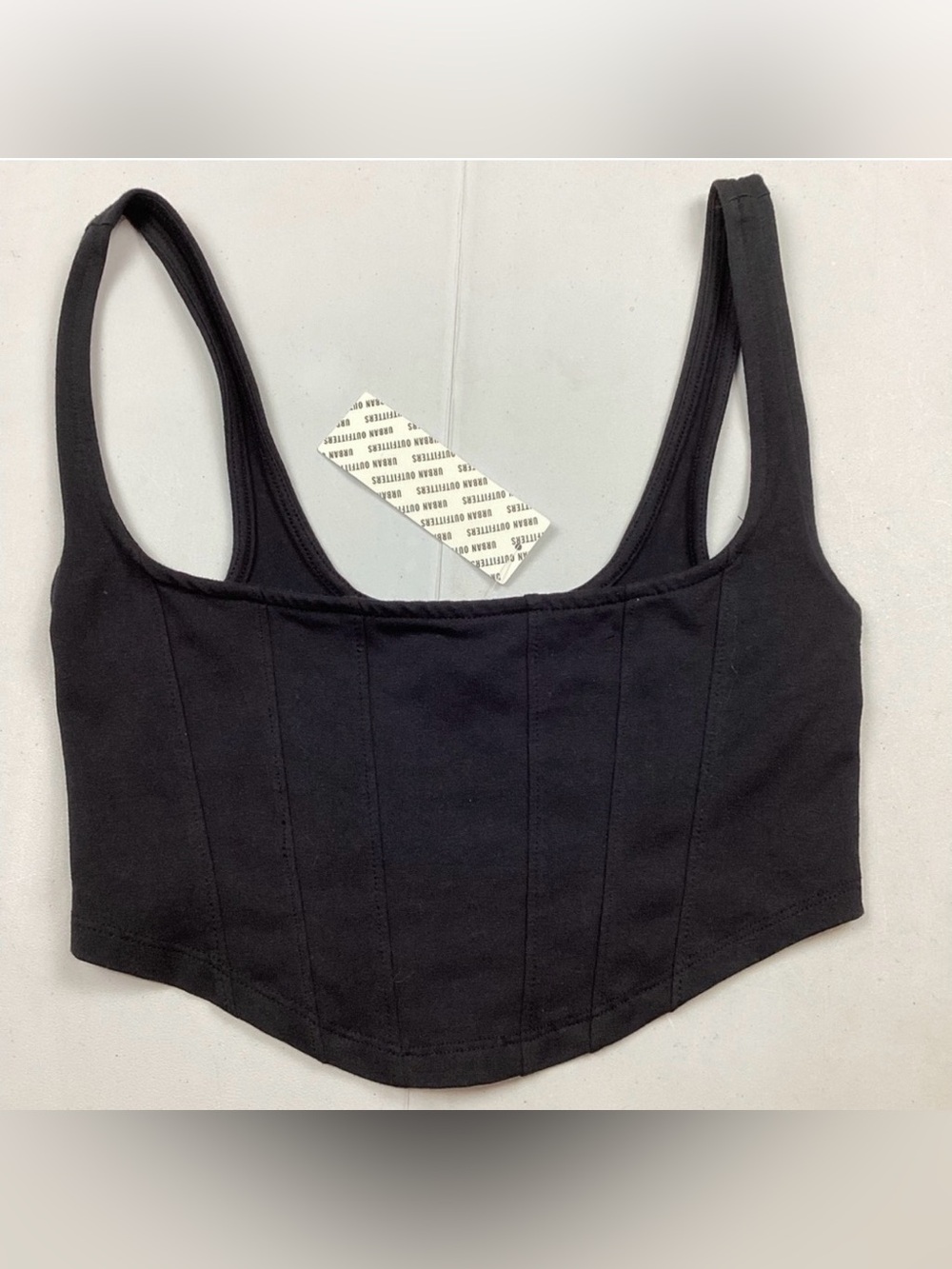 Urban Outfitters Black Stretchy Crop Top NEW!